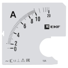 Шкала сменная для A961 10/5А-1,5 EKF PROxima