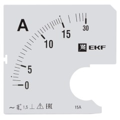 Шкала сменная для A961 15/5А-1,5 EKF PROxima