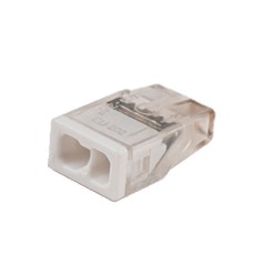 Клеммы монтажные PTC-2P 2273-202 450V 32A 0,14-4.0mm2 , 2 отверстия, прозрачные, 100 шт.