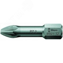 Бита торсионная 855/1 TZ PZ вязкая твердость хвостовик 1/4 C 6.3 PZ 3 x 25 мм