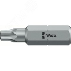 Бита 867/1 Z TORX вязкая твердость хвостовик 1/4 C 6.3 TX 4 x 25 мм