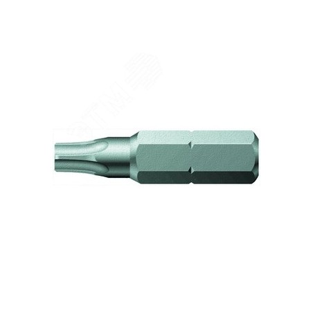 Бита 867/1 Z TORX BO с отверстием под штифт вязкая твердость хвостовик 1/4 C 6.3 TX 10 x 25 мм