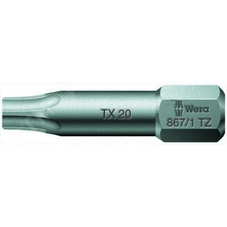 Бита торсионная 867/1 TZ TORX вязкая твердость хвостовик 1/4 C 6.3 TX 27 x 25 мм