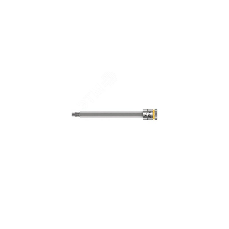 Головка торцевая 8767 A HF TORX Zyklop со вставкой DR 1/4 с функцией фиксации крепежа TX 25 x 100 мм