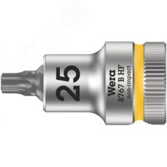 Головка торцевая 8767 B HF TORX Zyklop со вставкой DR 3/8 с функцией фиксации крепежа TX 25 x 35 мм