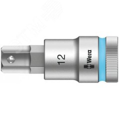 Головка торцевая со вставкой под внутренний шестигранник 8740 C Hex-Plus HF Zyklop DR 1/2 с фиксацией крепежа 12 x 60 мм