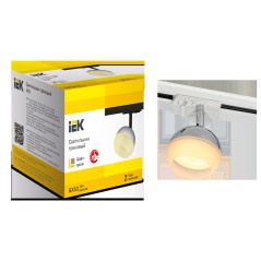 LIGHTING Светильник 4118 декоративный трековый поворотный под лампу GX53 хром IEK