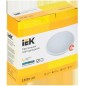 Светильник LED ДПБ 3003 18Вт IP54 4000K круг белый IEK