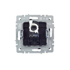 BRITE Розетка компьютерная RJ45 кат.5E РК10-БрЧ черный