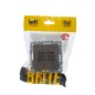 BRITE Розетка компьютерная двойная RJ45 кат.5E РК10-2-БрШ шампань