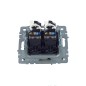 BRITE Розетка компьютерная двойная RJ45 кат.5E РК10-2-БрШ шампань