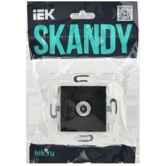 SKANDY Розетка TV оконечная SK-A12Bl черный IEK