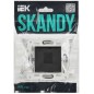 SKANDY Розетка компьютерная RJ45 кат.6 SK-K02Bl черный IEK