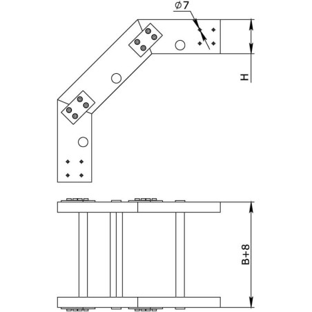 Коробка ответвительная алюминиевая окрашенная,IP66, RAL9006, 178х155х74мм