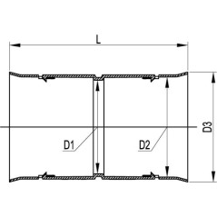 Муфта труба-коробка, IP67, М25х1.5, д.25мм