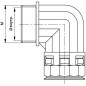 Лоток лестничный 50х100 плюс L3000