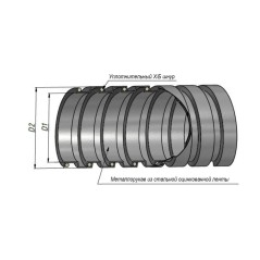 Металлорукав Р3-ЦХ 12 (50 м/уп.) с протяжкой