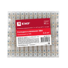 Клеммная колодка 4 mm 3А(уп. 10 шт.) EKF