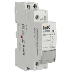 ARMAT Контактор модульный KMR 16А 24В AC/DC 1НО 1НЗ IEK