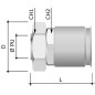 Лоток перфорированный 80х80 L 3000, цинк-ламельный