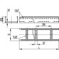 Лоток перфорированный 400х50 L3000, цинк-ламельный