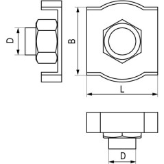 Лоток 200х50 L 3000 толщ. 1,2 мм, цинк-ламельный