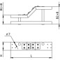 Лоток 300х100 L 3000 толщ. 1,2 мм, цинк-ламельный