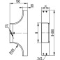 Лоток перфорированный 400х50 L 2000, цинк-ламельный