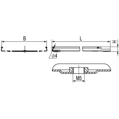 Лоток 150х50 L 3000 толщ. 1,2 мм, цинк-ламельный