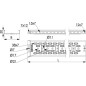 Лоток перфорированный 50х50 L 3000 толщ. 1,5 мм, цинк-ламельный