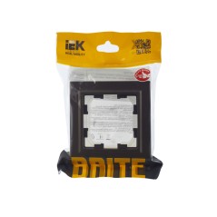 BRITE Рамка 1 пост IP44 РУ-1-БрТБ-44 темная бронза