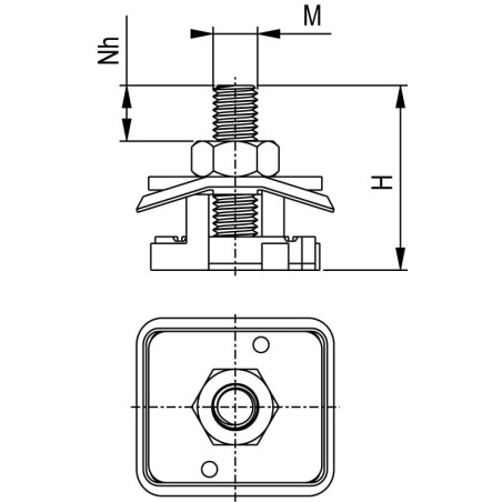 Розетка встраиваемая IP54