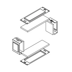 Вилка панельная с наклоном IP67 32А 3P+E 400В