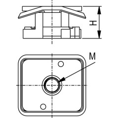 Розетка кабельная IP67 63A 3P+E 400V