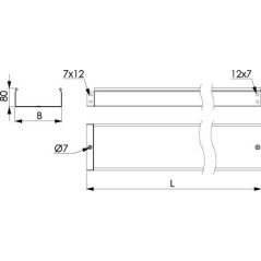 Вилка панельная прямая IP67 63А 2P+E 250В