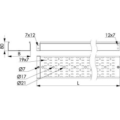 Вилка панельная с наклоном IP44 16А 3P+E+N 400В