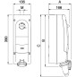 Розетка скрытой установки IP44 16A 3P+E+N 400V