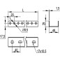 Поворотный адаптер 45? M50x1,5, IP68/IP67, никелироованная латунь