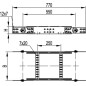 Муфта труба-коробка DN 17 мм, М25х1,5, полиамид, цвет черный