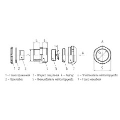 ВМ (INOX) 32 Муфта вводная