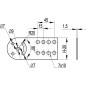 Муфта мет.рукав в изоляции в оплетке-коробка DN 26, IP66, М32х1,5