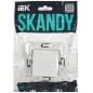 SKANDY Вывод кабеля SK-O01W арктический белый IEK