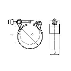 SR 20-22/W2 ROBUST Хомут силовой