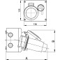 С-образный профиль 41х41, L1200, толщ.2,5 мм, горячеоцинкованный