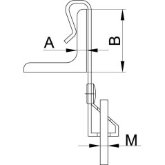 Лоток 50х50 L 3000 толщ. 1,2 мм, горячеоцинкованный