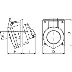 Лоток 150х100 L 3000 толщ. 1,2 мм, горячеоцинкованный