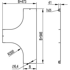 Лоток перфорированный 400х50 L 3000 толщ. 1,2 мм, горячеоцинкованный