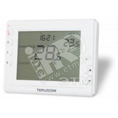 Термостат комнатный Teplocom TS-Prog-2AA/8A, проводной, прогр., реле 250В, 8А