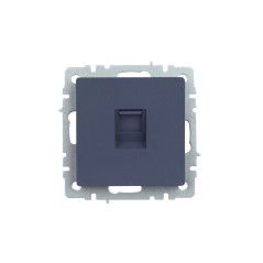 BRITE Розетка компьютерная RJ45 кат.5E РК10-БрМ маренго