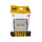 BRITE Розетка двойная RJ11+RJ45 кат.5E РК/Т12-БрЖ жемчуг